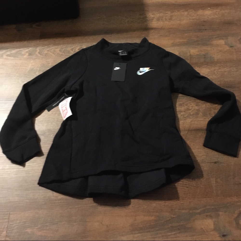 New Nike girls XL sweatshirt black
